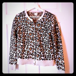 Leopard Print Cardigan
